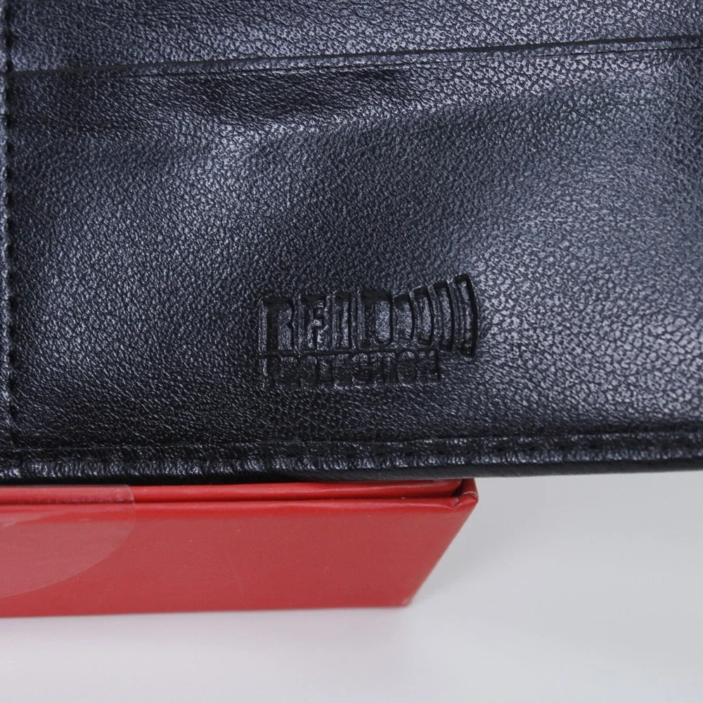 True Religion Forbes Men's Black Leather Bifold Wallet RFID Protection NIB